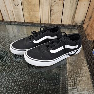 Vans Kids Black and White Sneakers